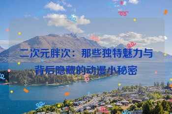 二次元胖次：那些独特魅力与背后隐藏的动漫小秘密