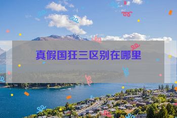 真假国狂三区别在哪里