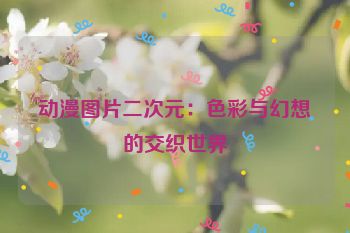 动漫图片二次元：色彩与幻想的交织世界