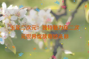 玉足二次元：独特魅力在二次元世界绽放奇妙光彩