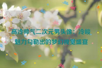 高冷帅气二次元男头像：冷峻魅力勾勒出的梦幻视觉盛宴