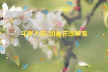 斗罗大陆2动画在哪里看